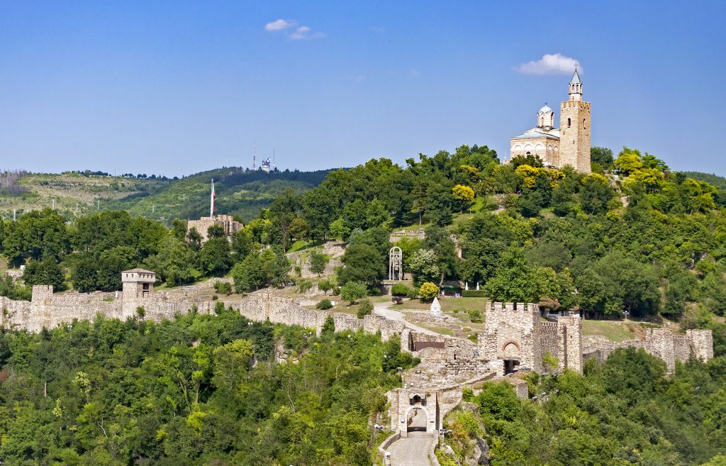 Veliko Tarnovo, Tsarevets fortress in Bulgaria