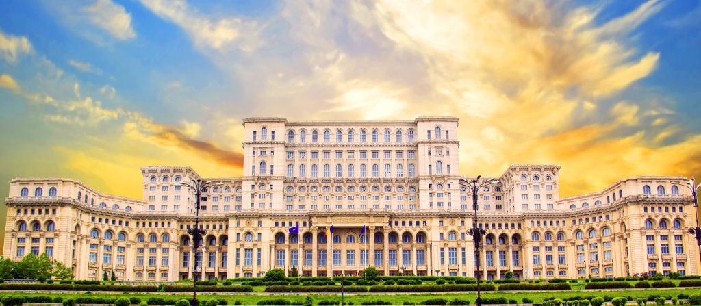Parliament Palace_sunset_Bucharest