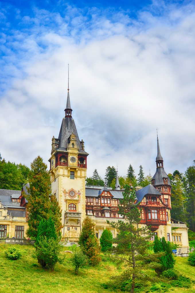 Peles castle in Sinaia, Romania.HDR image